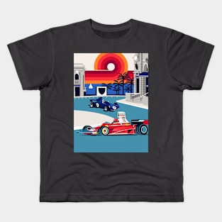 Monte Carlo Vintage Race Kids T-Shirt
